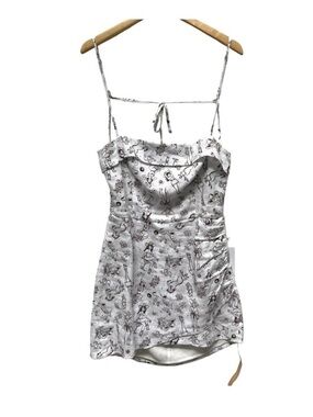 Reformation Lambert Linen Mini
Dress Viva Las Vegas Size 12 NWT